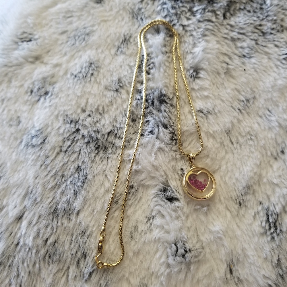 14k ruby pendant necklace